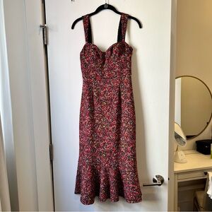 NWT Anthropologie Floral Midi Dress (S)